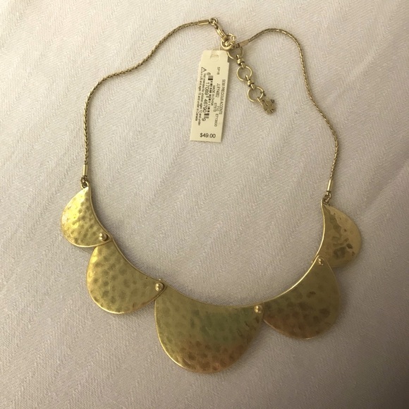 NWT Lucky Brand Reversible Scalloped Collar Style Necklace - Picture 2 of 7